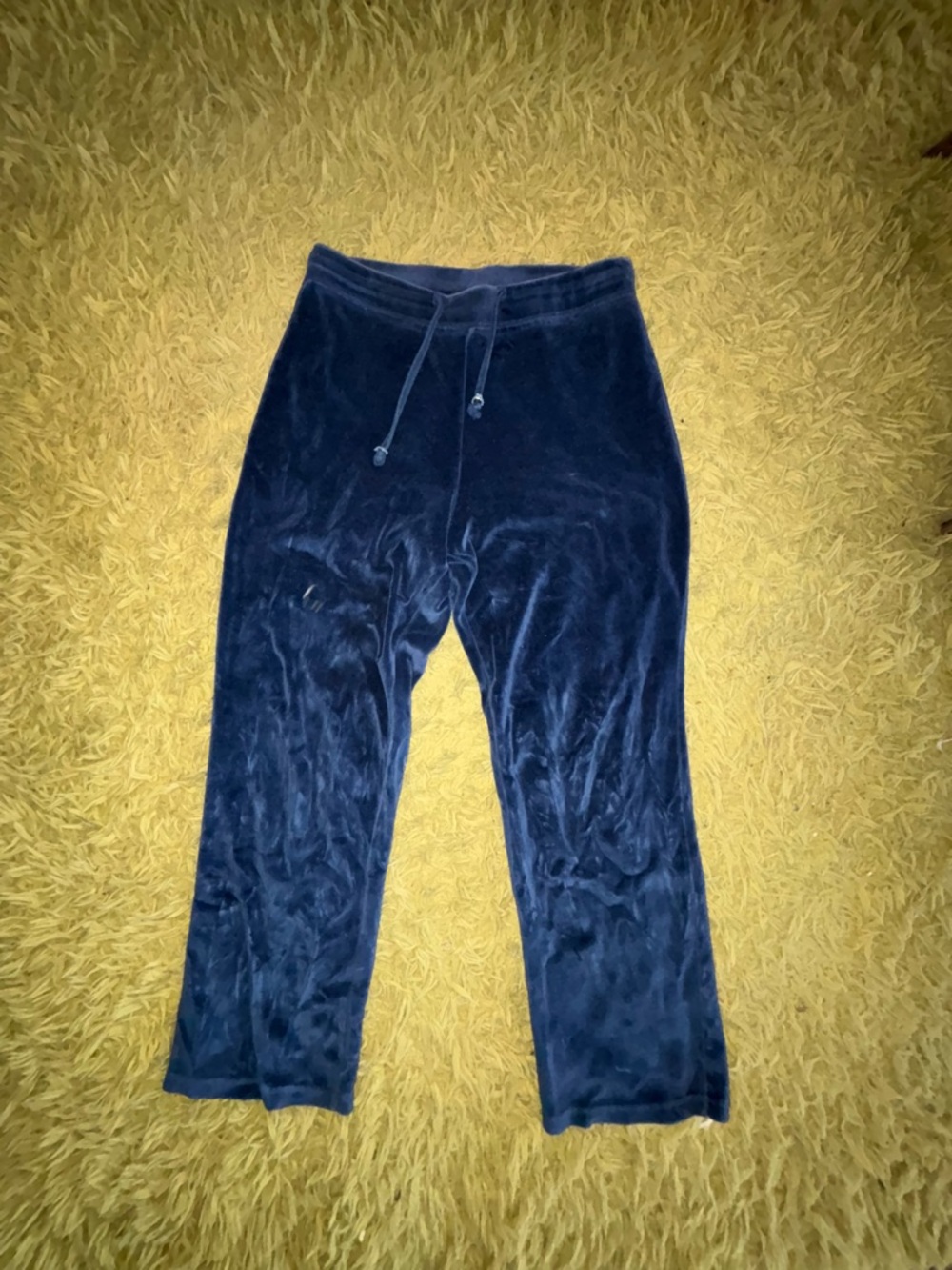 Navy Blue velvet lounge pants
